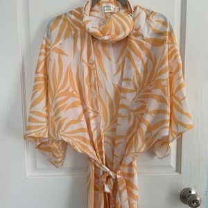 Maison Du Soir Magnolia Kimono with Sleep Mask